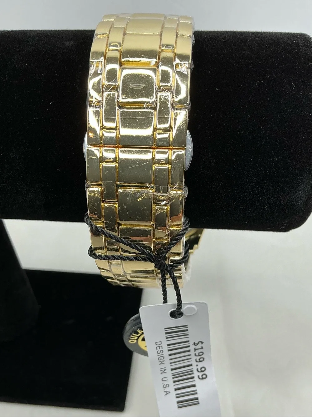 AJ’S Sports Master 48mm Stainless Steel Gold Tone Men's Wristwatch with White Di